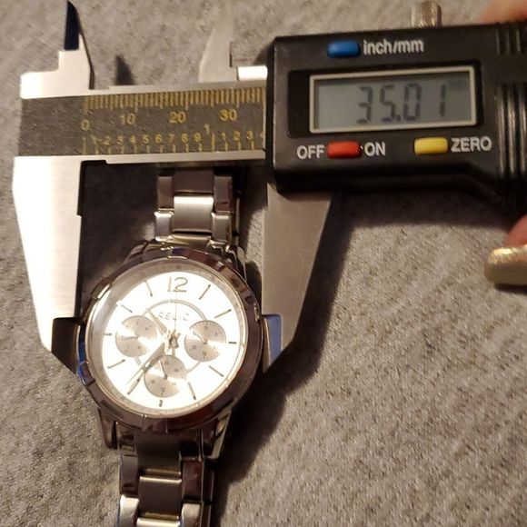 Relic Payton LDS Multifunction Watch Silver Tone ZR15696 4‎ Dials - Picture 7 of 8